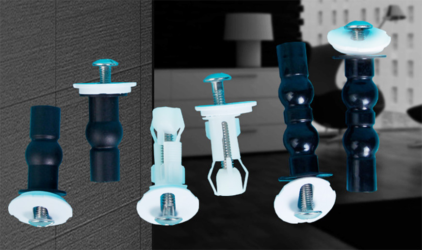 pernos de fijaci&oacute;n de la tapa del inodoro