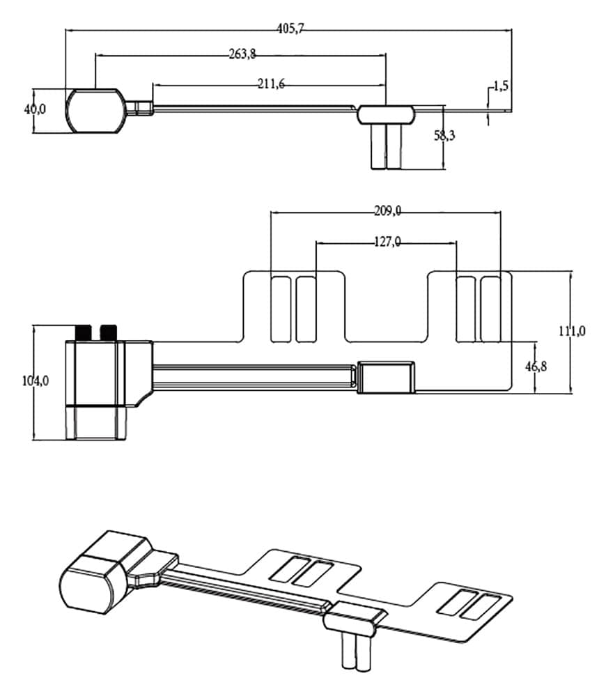 accesorio para bid&eacute; con funci&oacute;n de agua fr&iacute;a y caliente X1002-102-01 2
