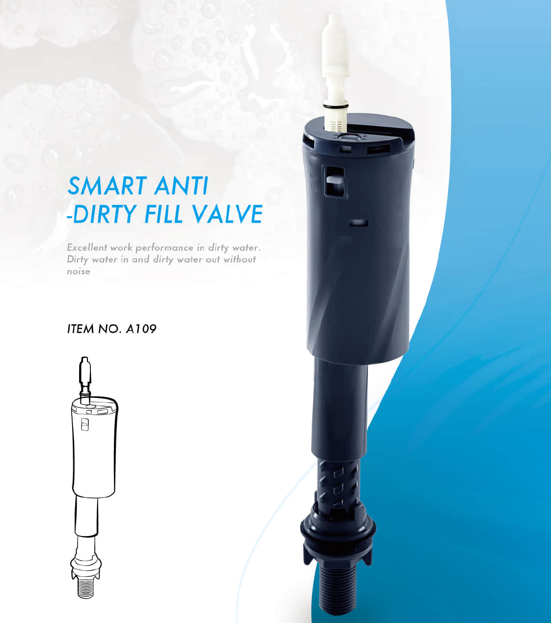 V&aacute;lvula de llenado de inodoro