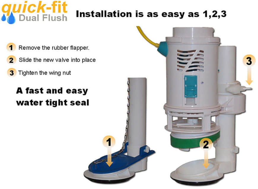 Kit convertidor de doble descarga 9