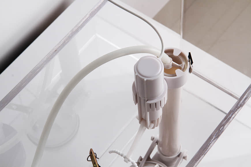 Sensor de descarga de inodoro 6