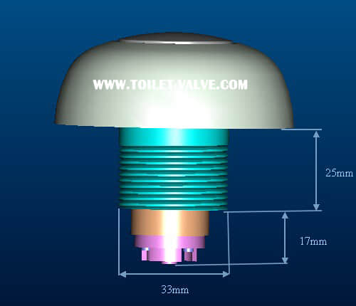 Descargador de inodoro autom&aacute;tico 15