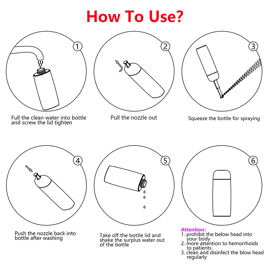 Bidet Sprayer port&aacute;til 7