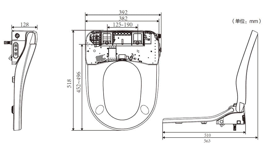 Asiento de inodoro con bid&eacute; inteligente 1