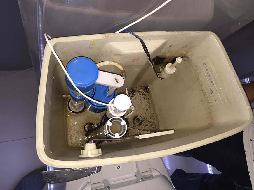 sensor de descarga del inodoro 17