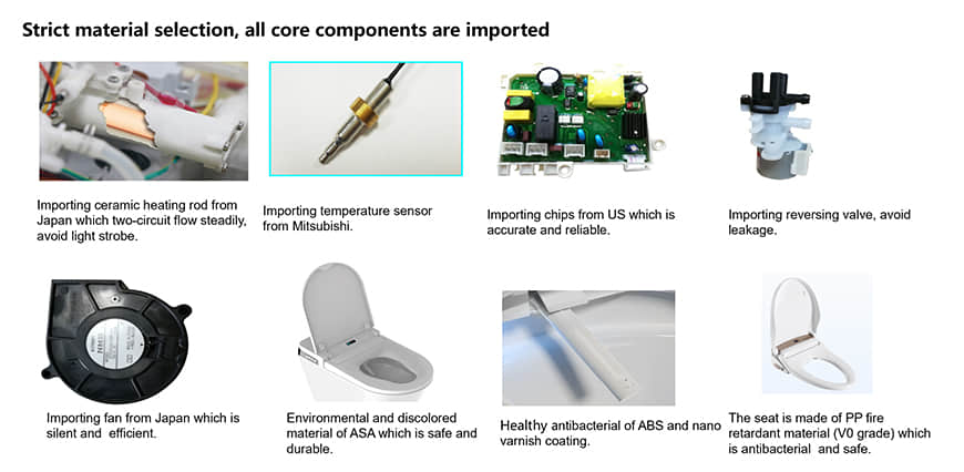 Asiento de bid&eacute; inteligente el&eacute;ctrico 