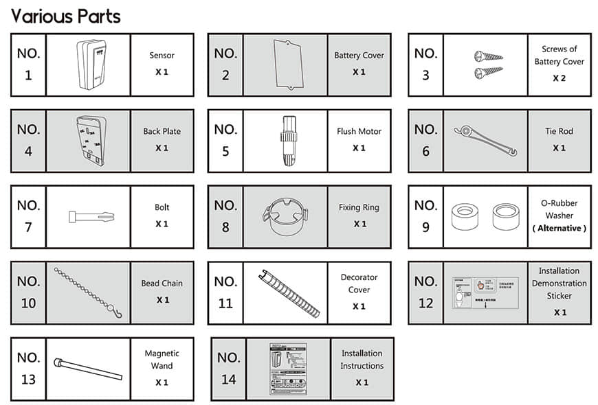Descargador autom&aacute;tico de inodoro 