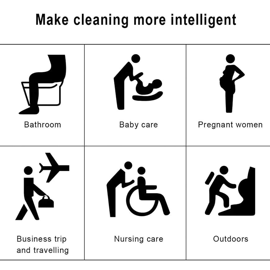 Travel Bidet Sprayer Color rojo 4