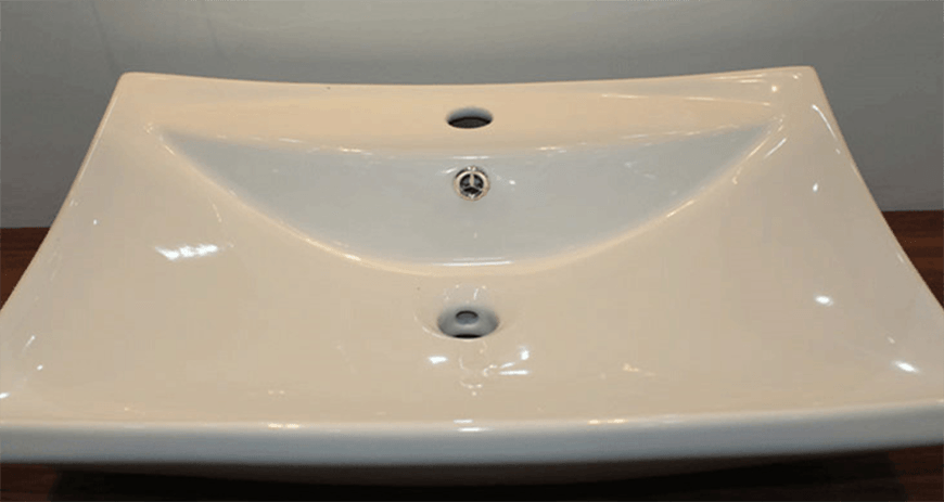 Inserto de desbordamiento de lavabo cromado 1