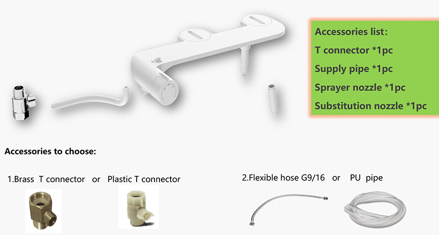 Accesorio para bid&eacute; de agua fr&iacute;a 8