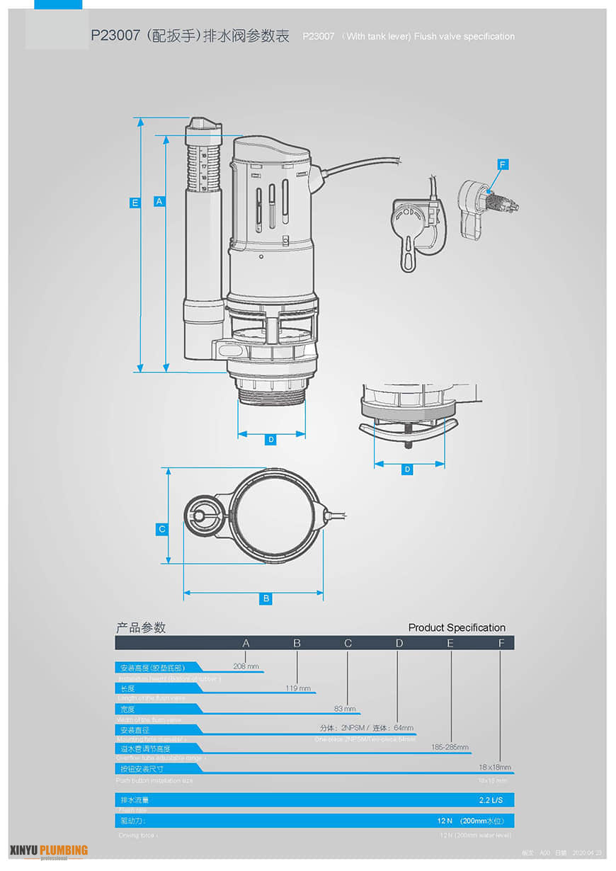V&aacute;lvula de salida de descarga doble 1