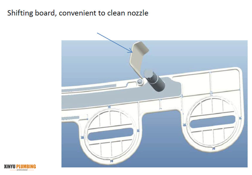 ACCESORIO DE INODORO BIDET FINO 5