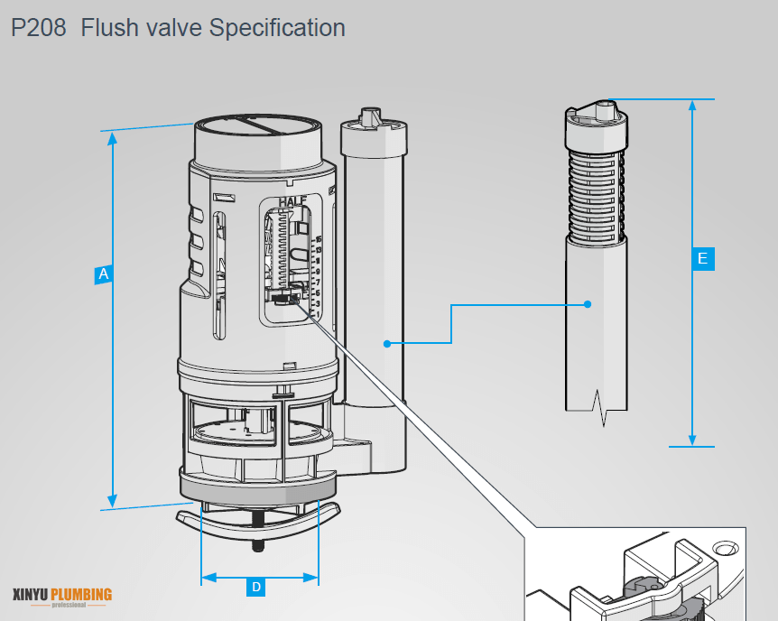 V&aacute;lvula de descarga DOBLE 1