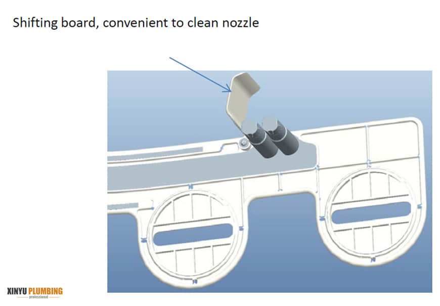 Accesorio para bid&eacute; con doble boquilla 7