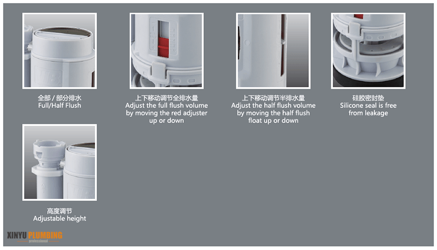 v&aacute;lvula de descarga de inodoro 2 pulgadas 1