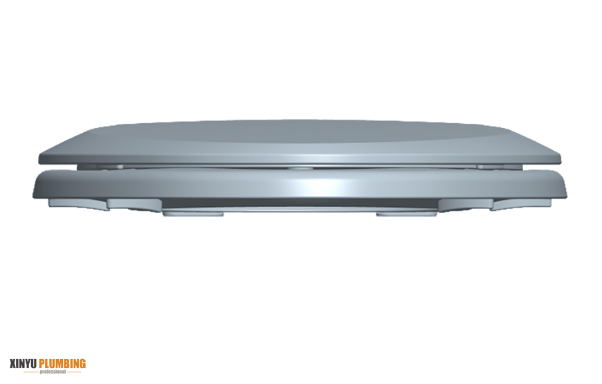 Asiento de inodoro familiar alargado 1