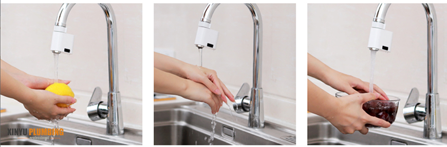 Adaptador de grifo con sensor de movimiento por infrarrojos 2