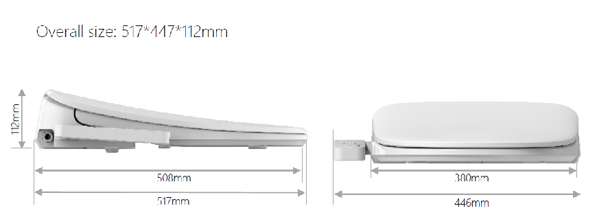 Tapa de inodoro inteligente ultrafina 2