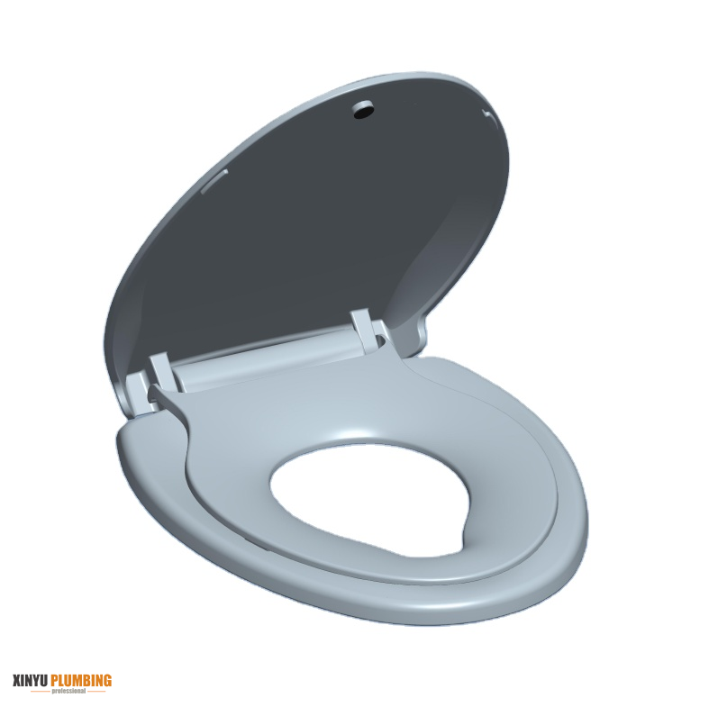 Asiento de inodoro familiar alargado 3