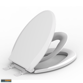Asiento de inodoro alargado para bebé y adulto PP 