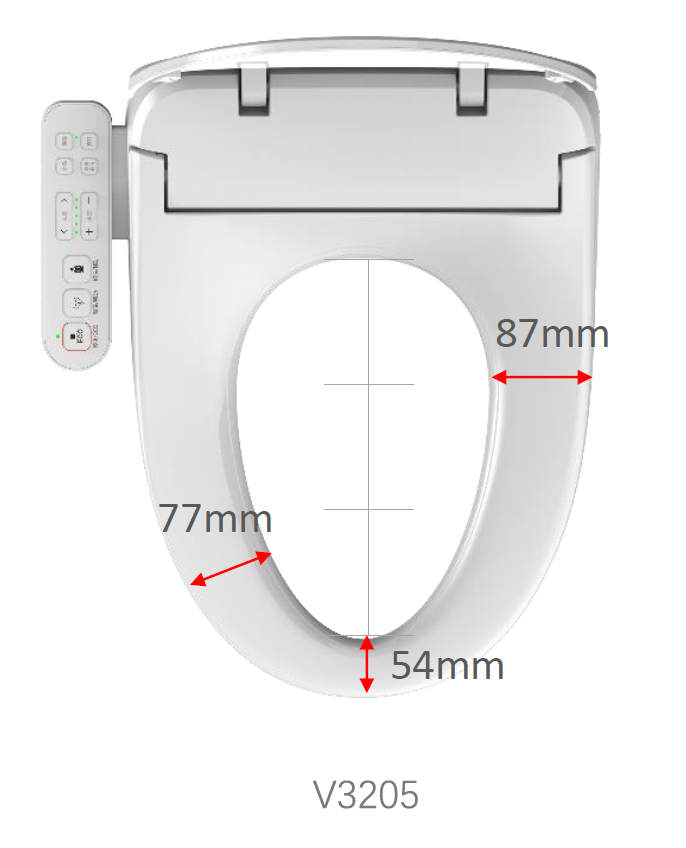Tapa de inodoro inteligente ultrafina 9 