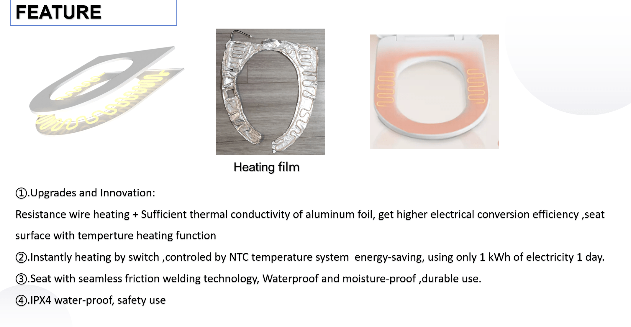 Asiento de inodoro con calefacci&oacute;n 3